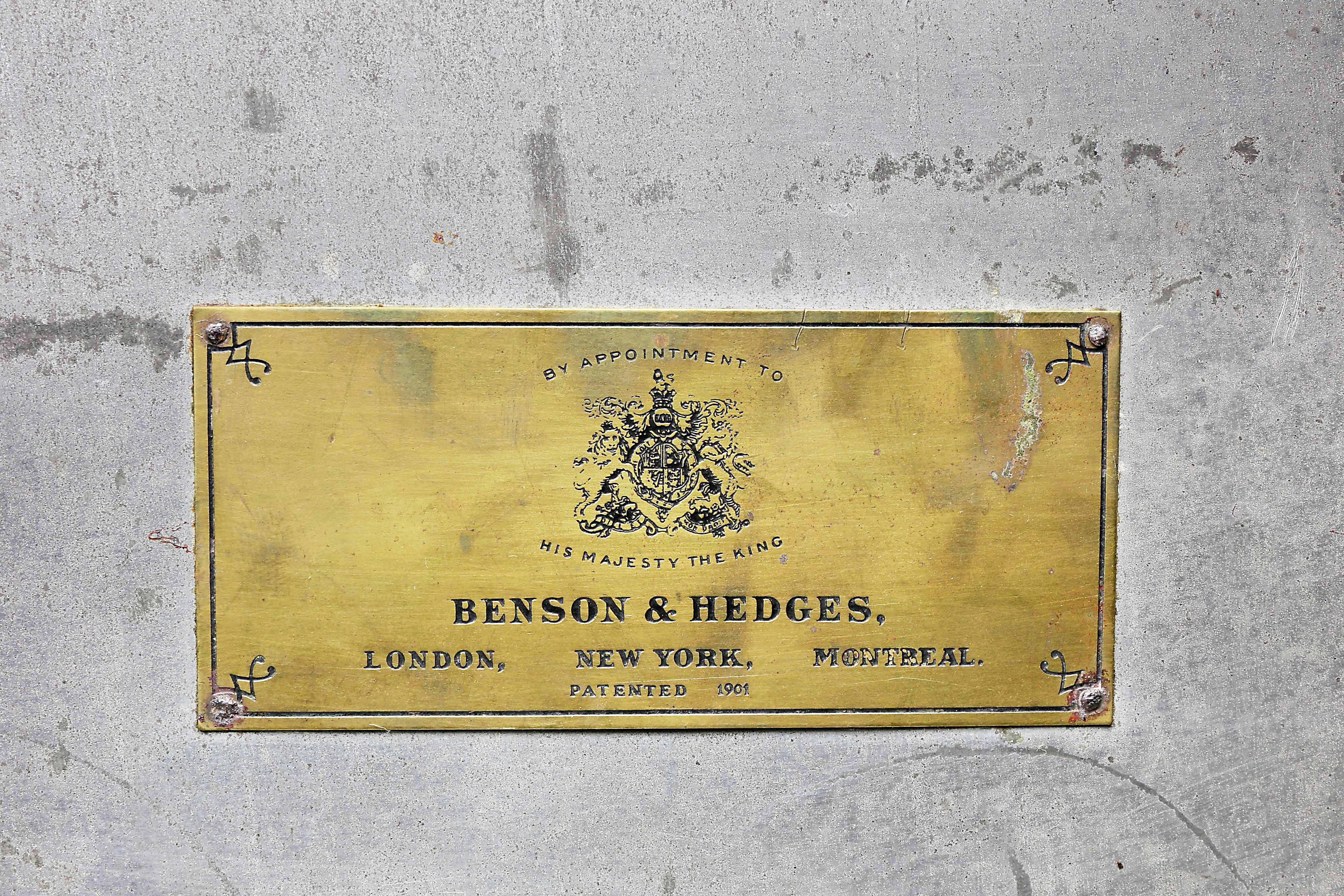 Edwardian Rosewood Benson and Hedges Humidor 2