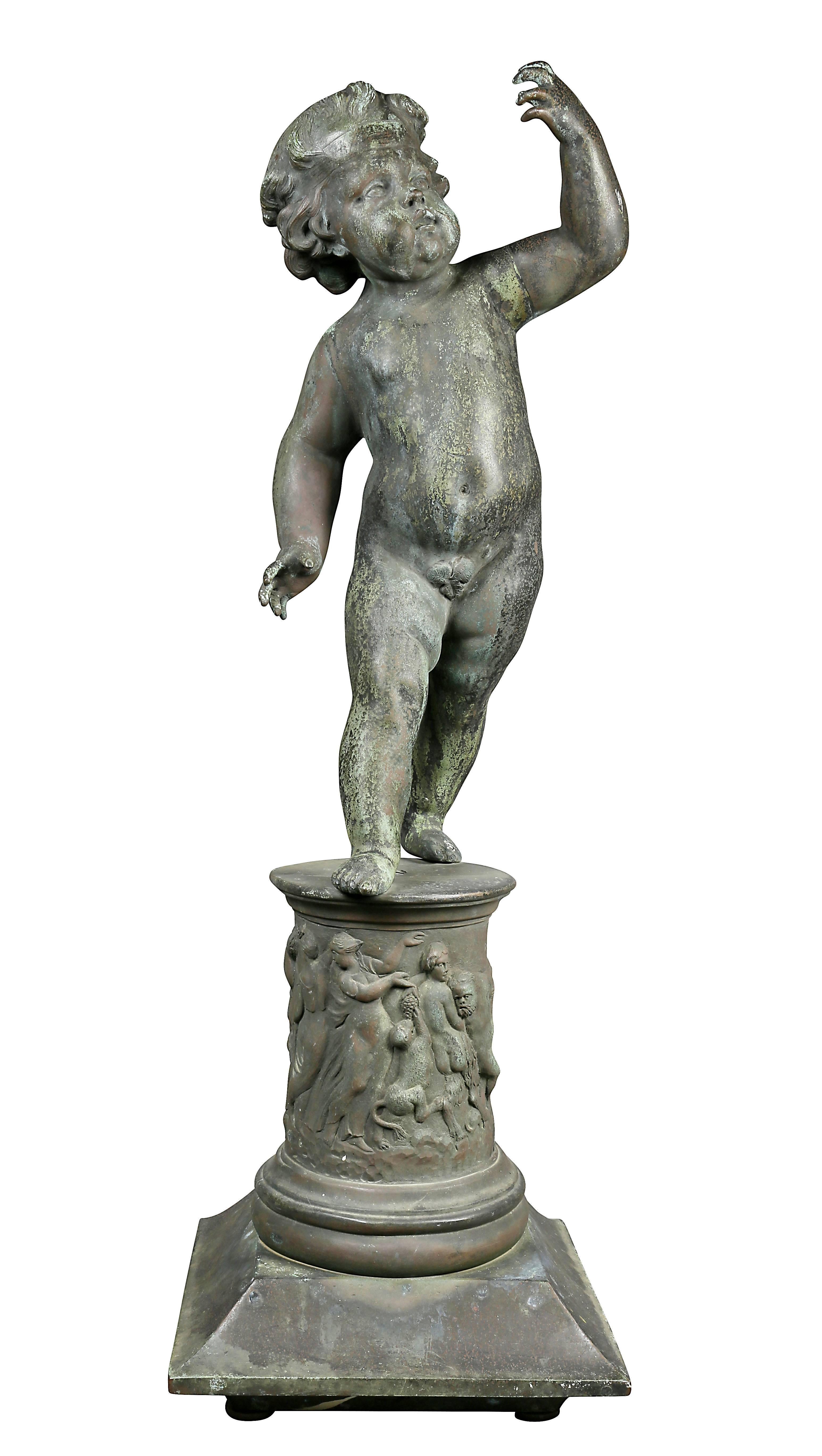 European Classical Revival Figure of a Cherub