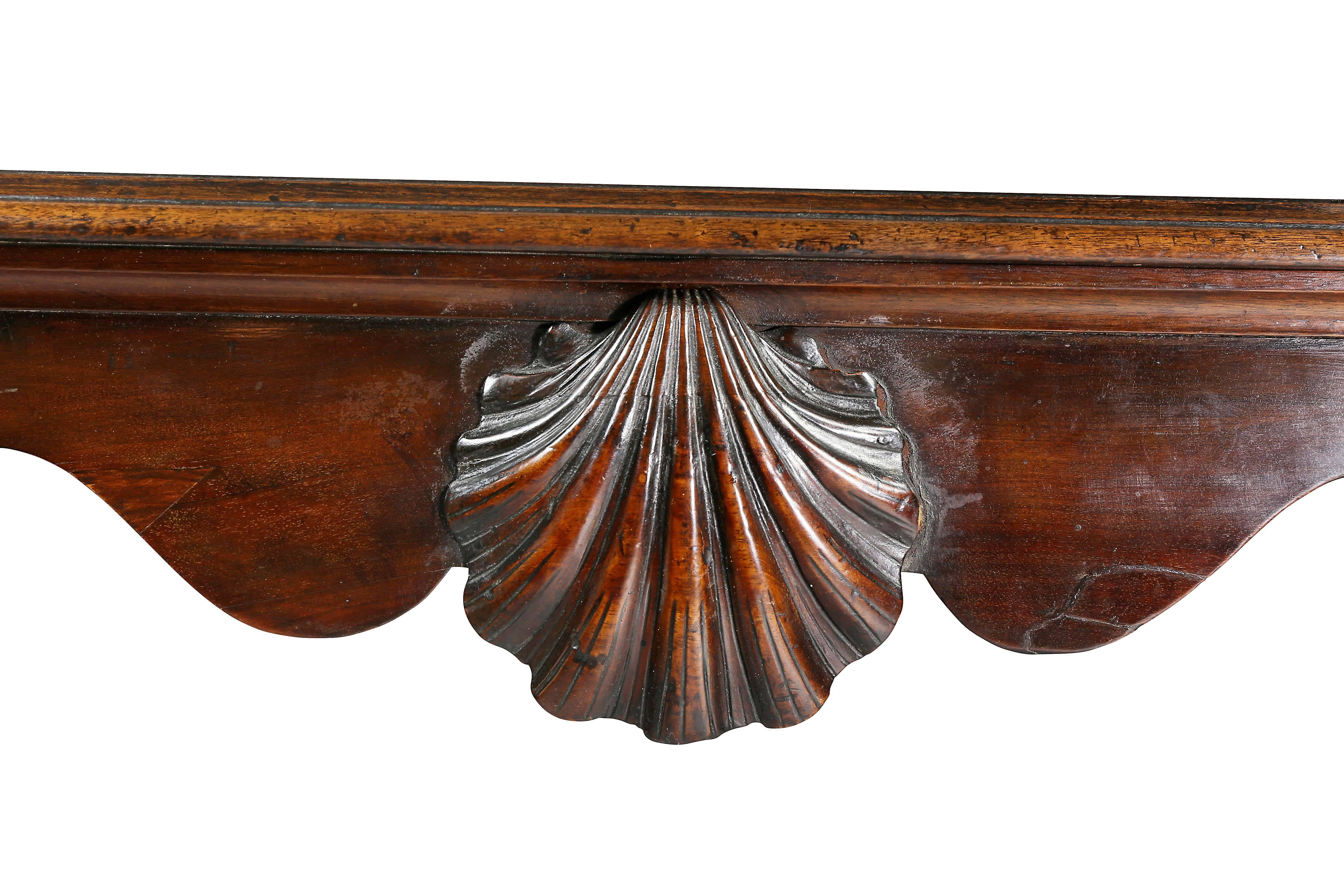 mahogany console tables