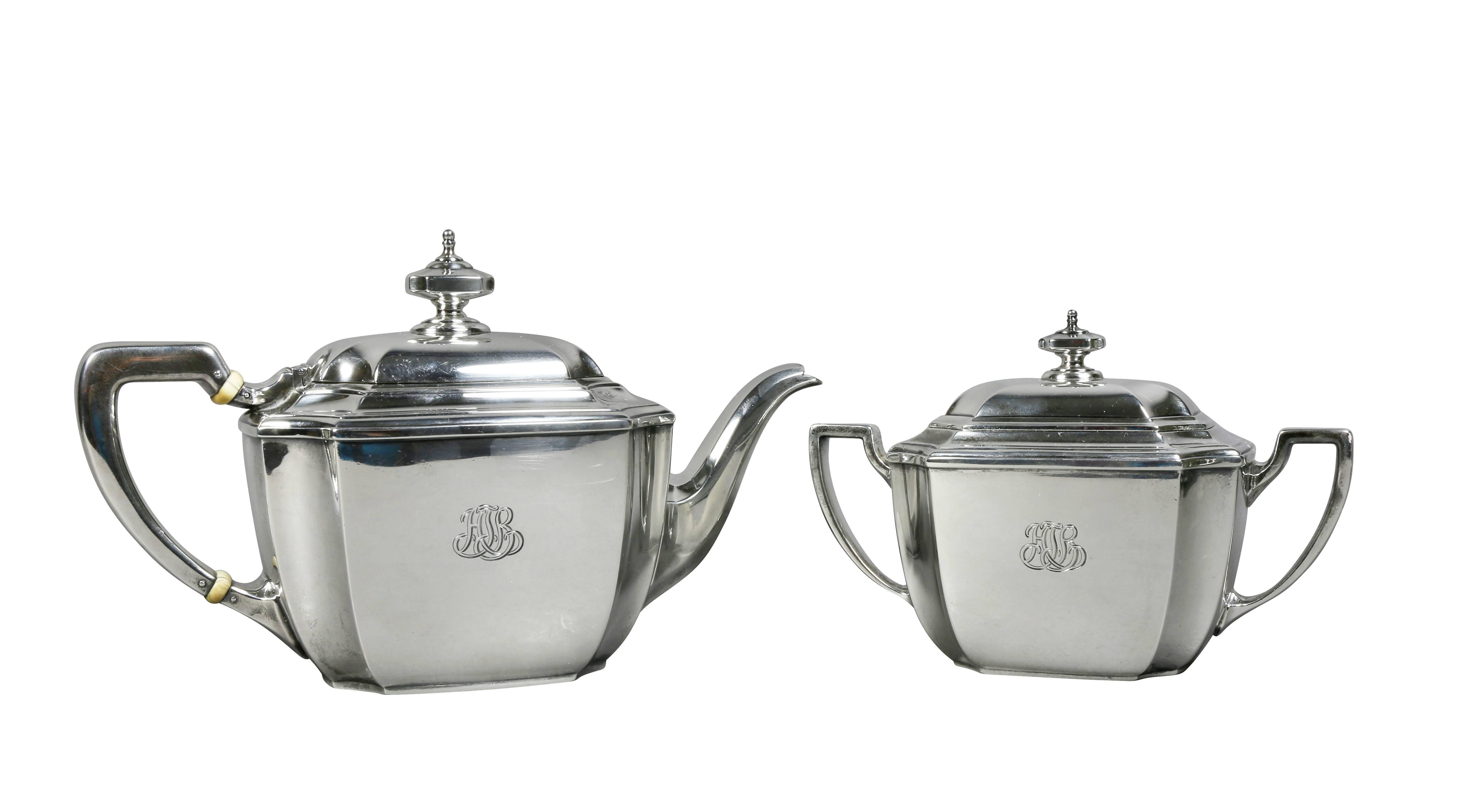 American Tiffany & Company Sterling Six-Piece Tea Set