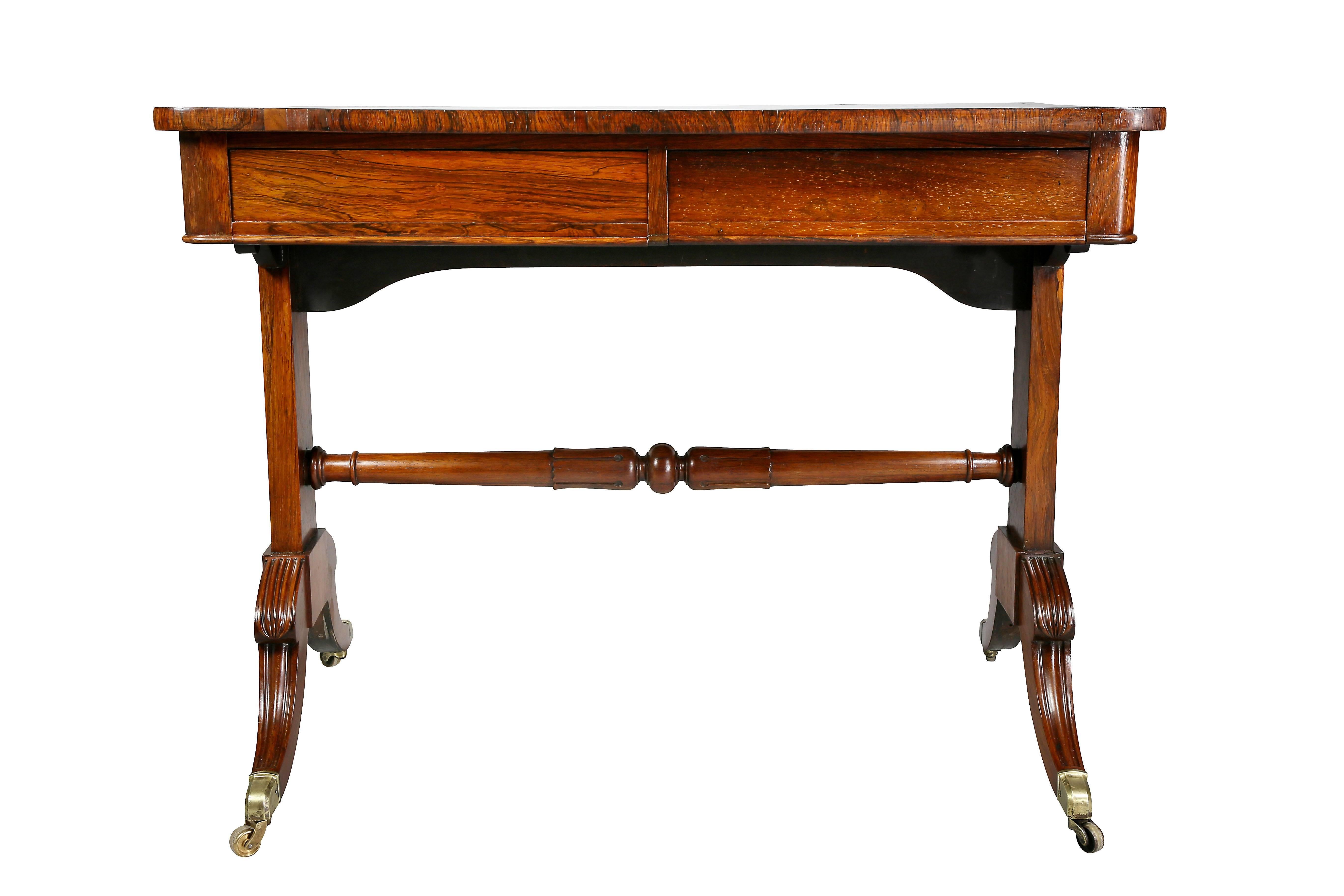 Regency Rosewood Writing Table 5