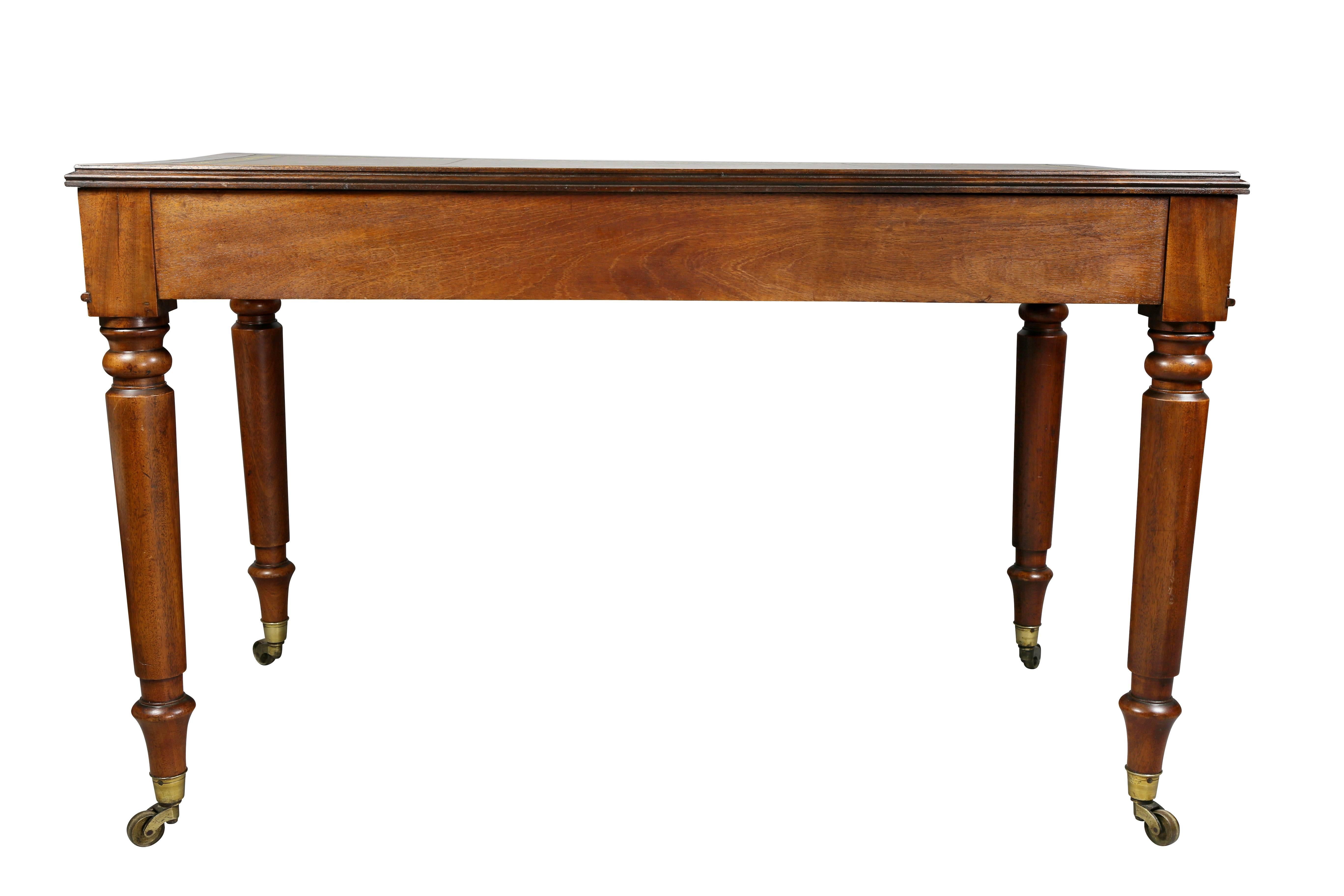 William iv Mahogany Writing Table 4