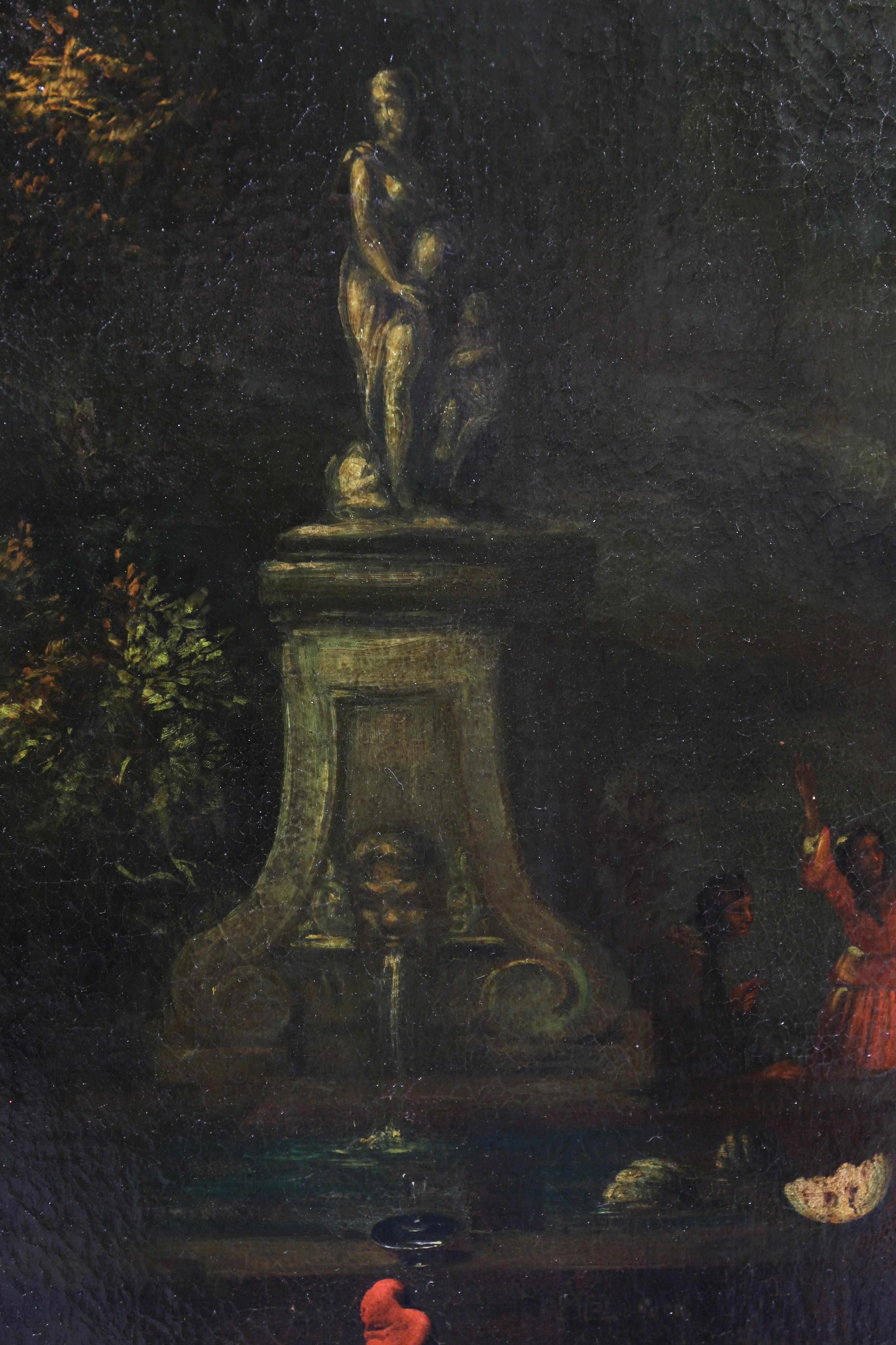 18th Century Flemish Oil on Canvas Capriccio by John Miel