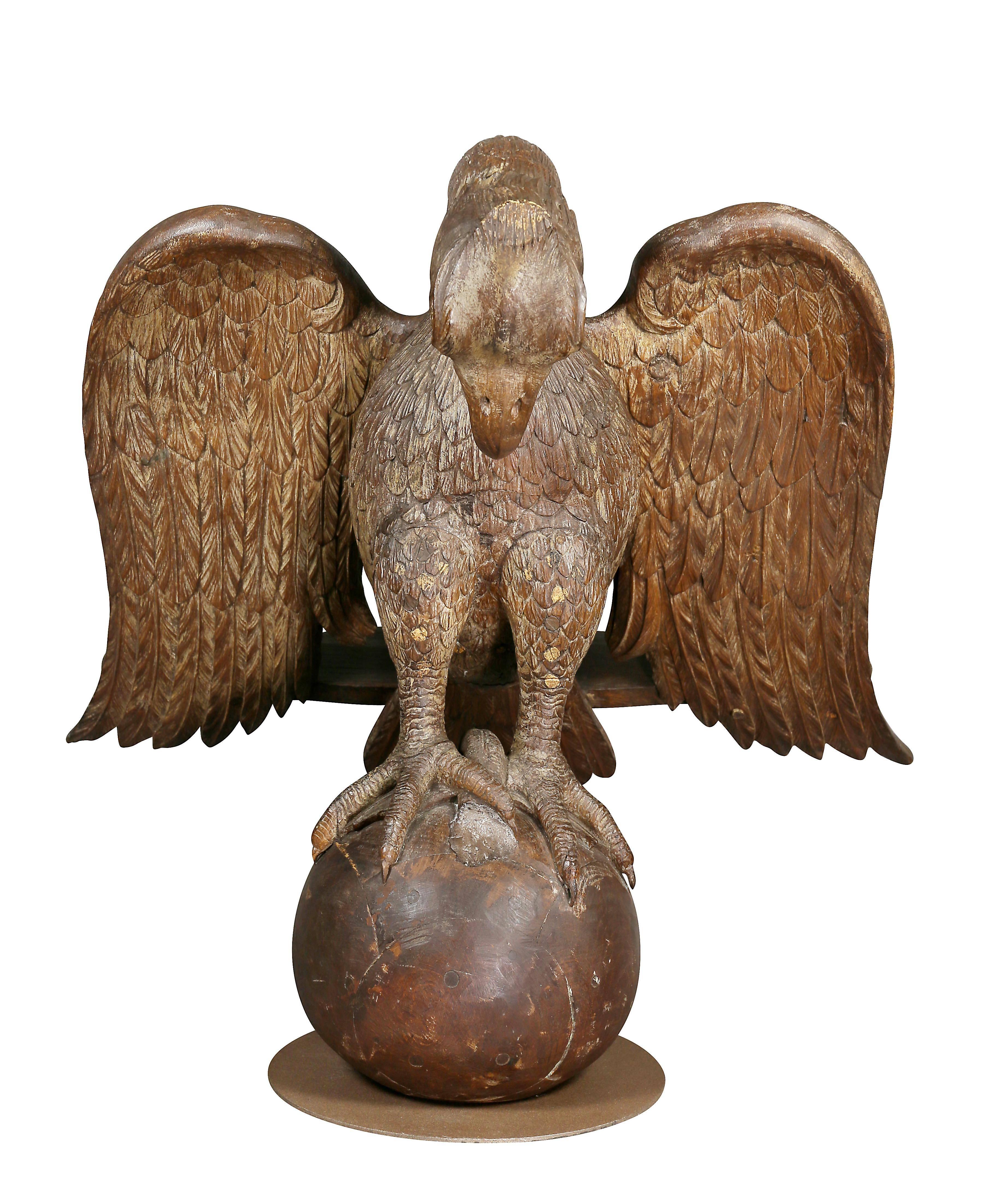 19th Century European Carved Bird Form Lectern