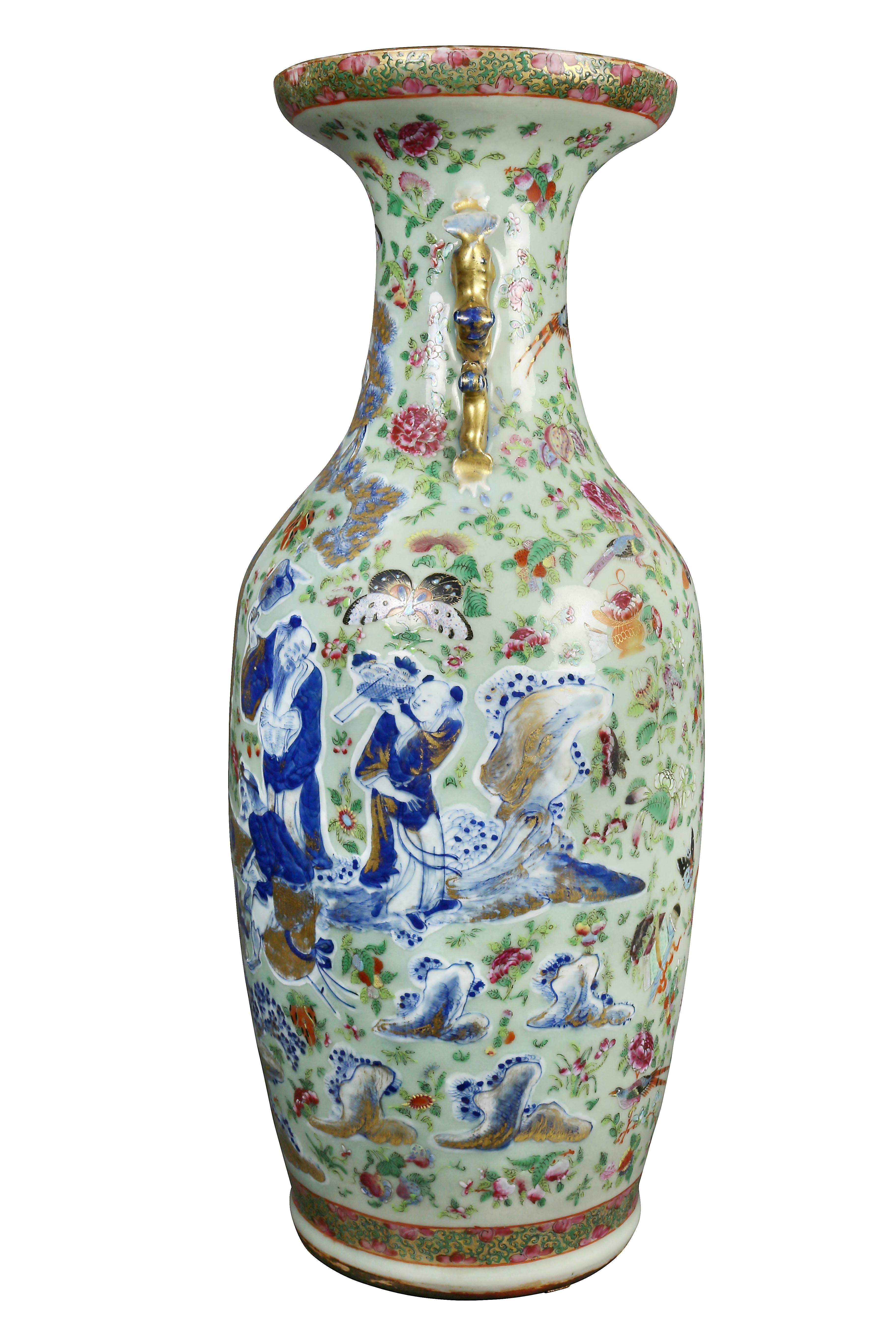 Chinese Export Large Vase/Lamp 2