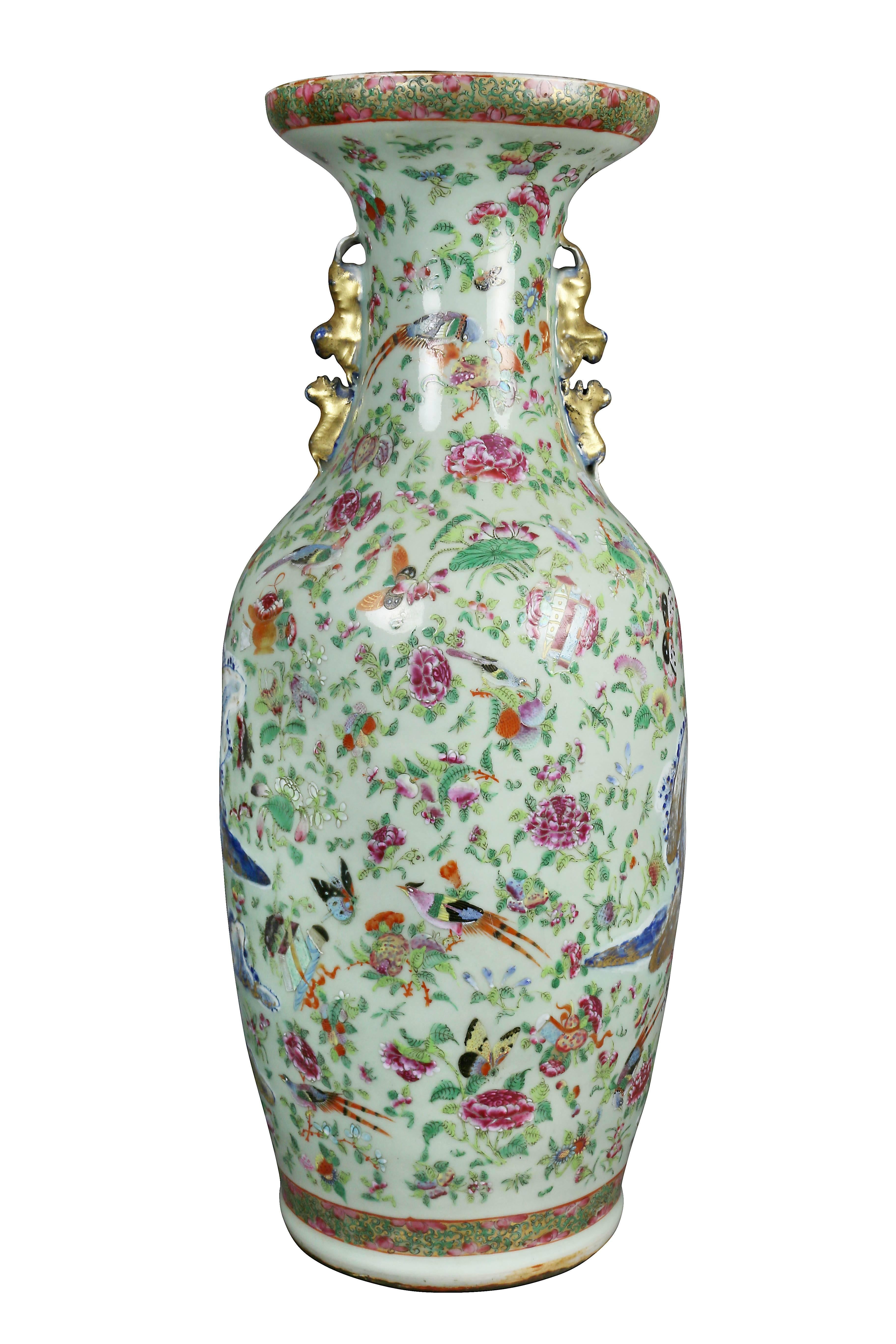 Chinese Export Large Vase/Lamp 3
