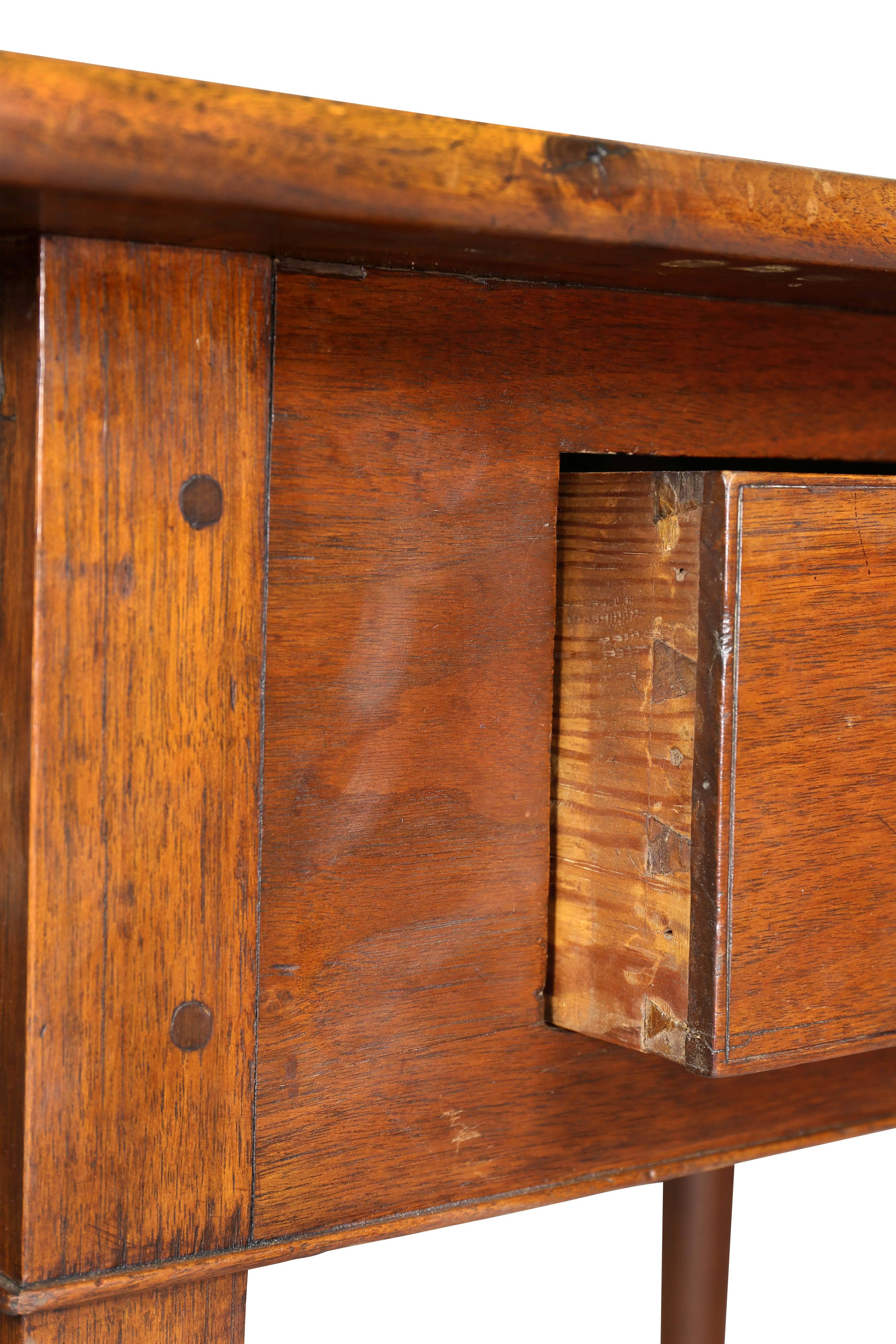 Late 18th Century George III Walnut Table For Sale