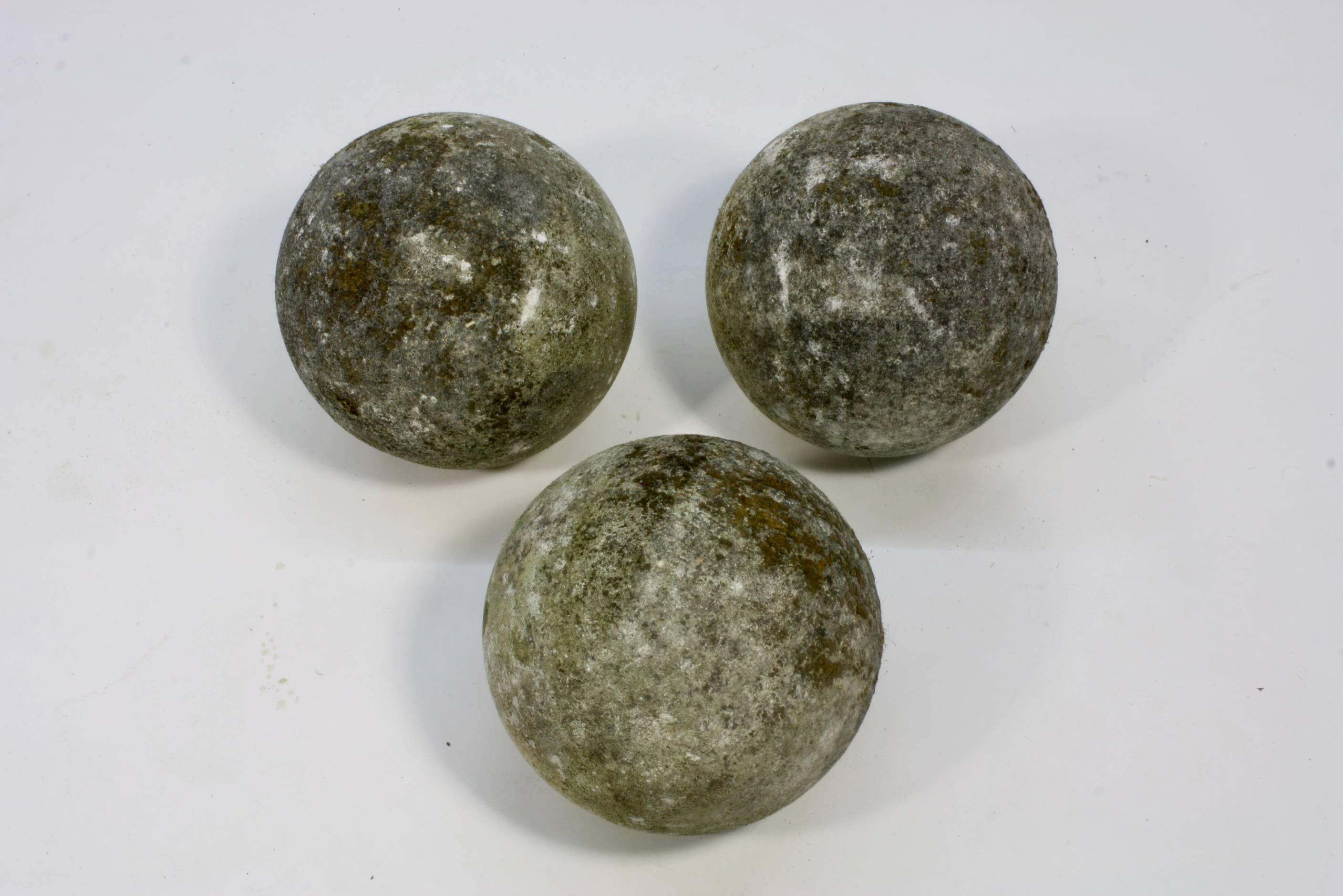 stone garden spheres for sale
