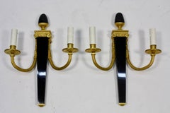 Set of Four Neoclassical Sconces by Maison Bagues