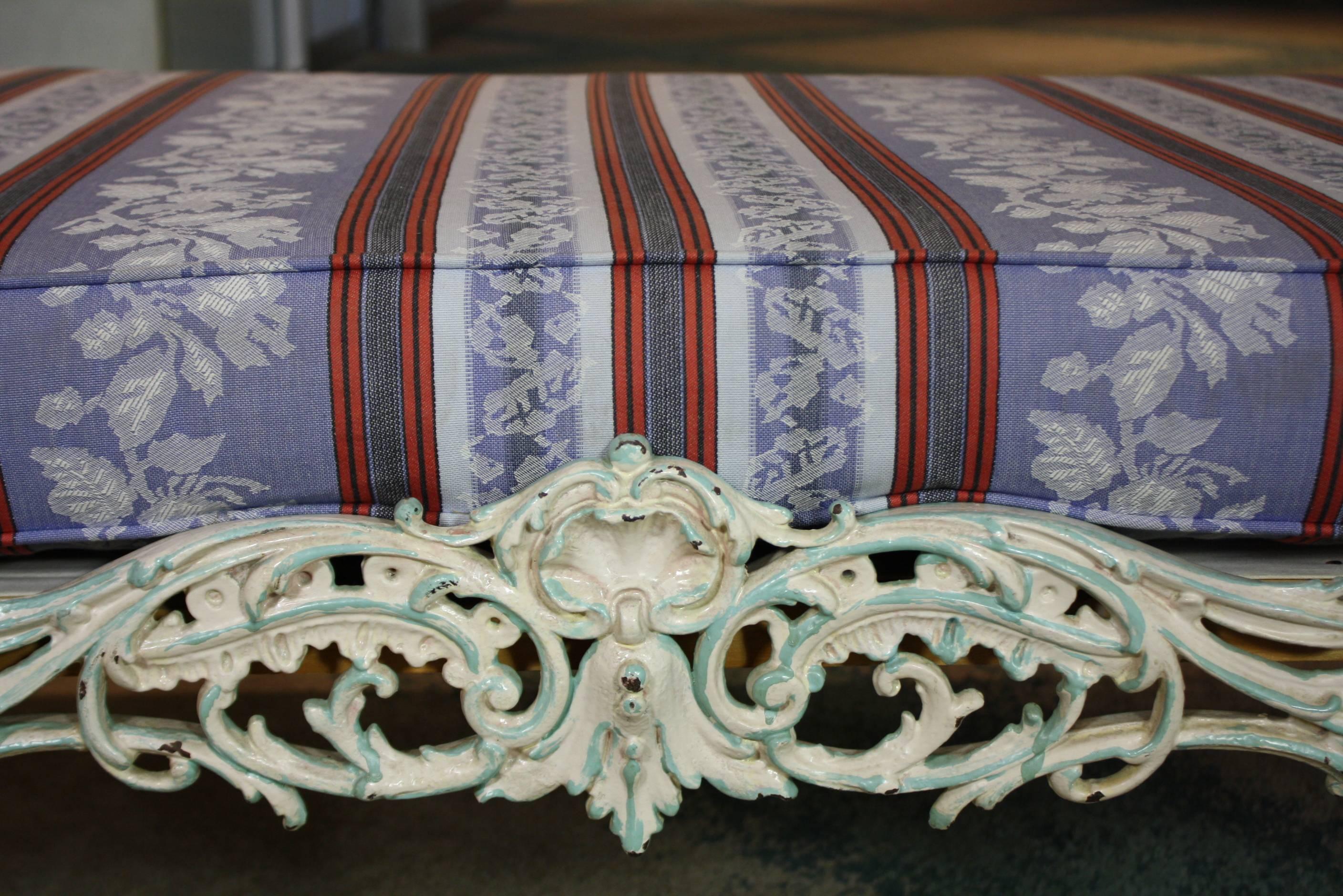 French Louis XV Style Cast-Iron Daybed 1