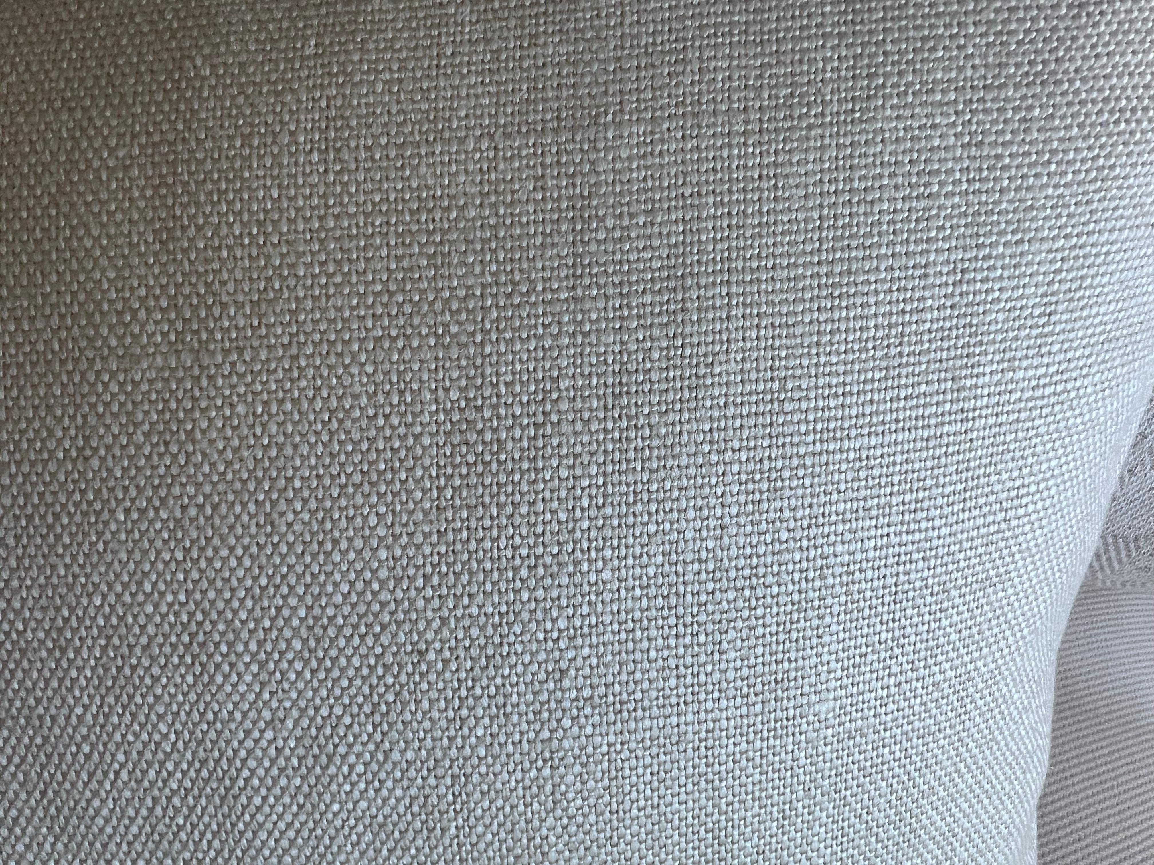 XXIe siècle et contemporain Coussin unique en lin/coton belge-22