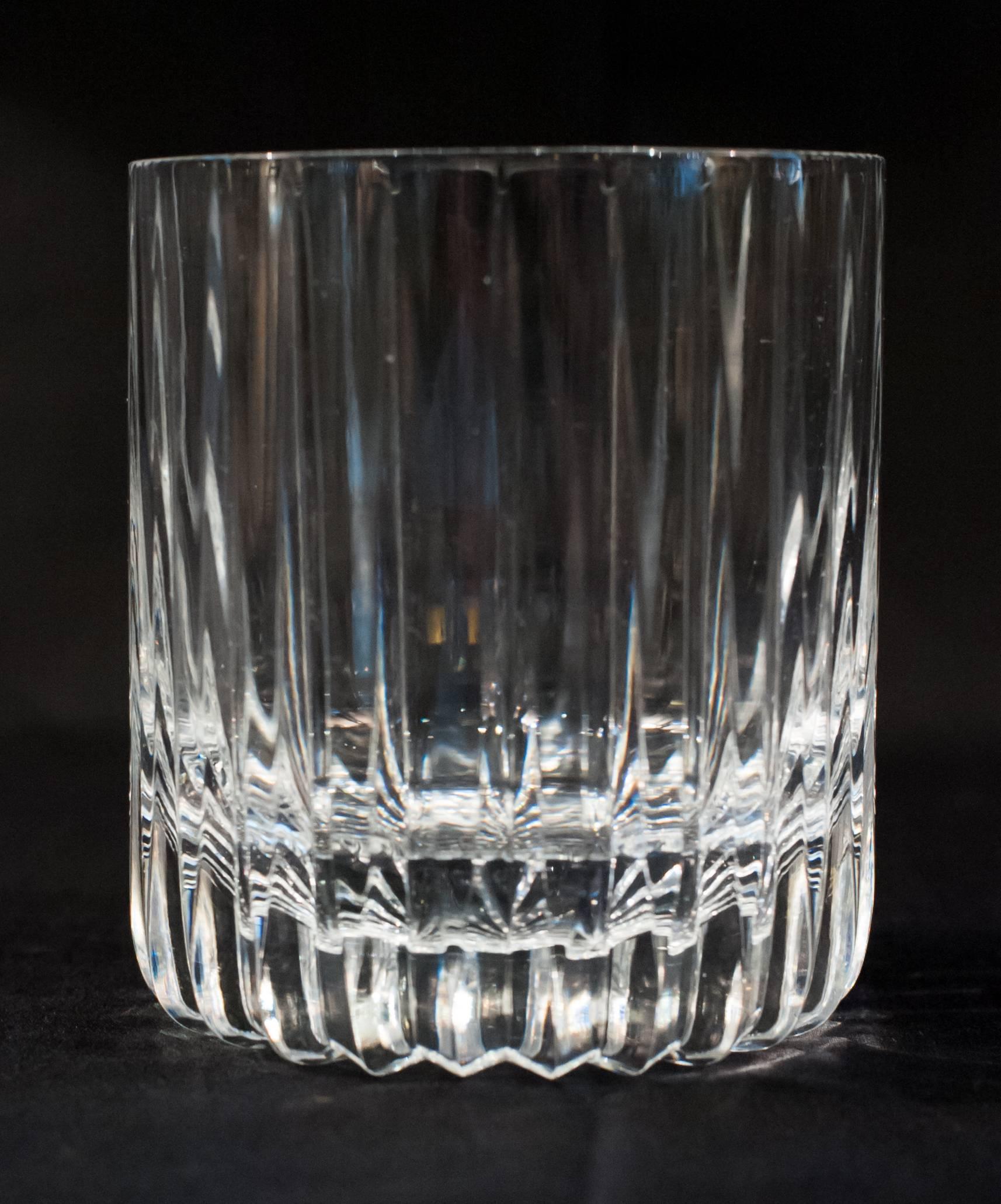 vintage double old fashioned glasses