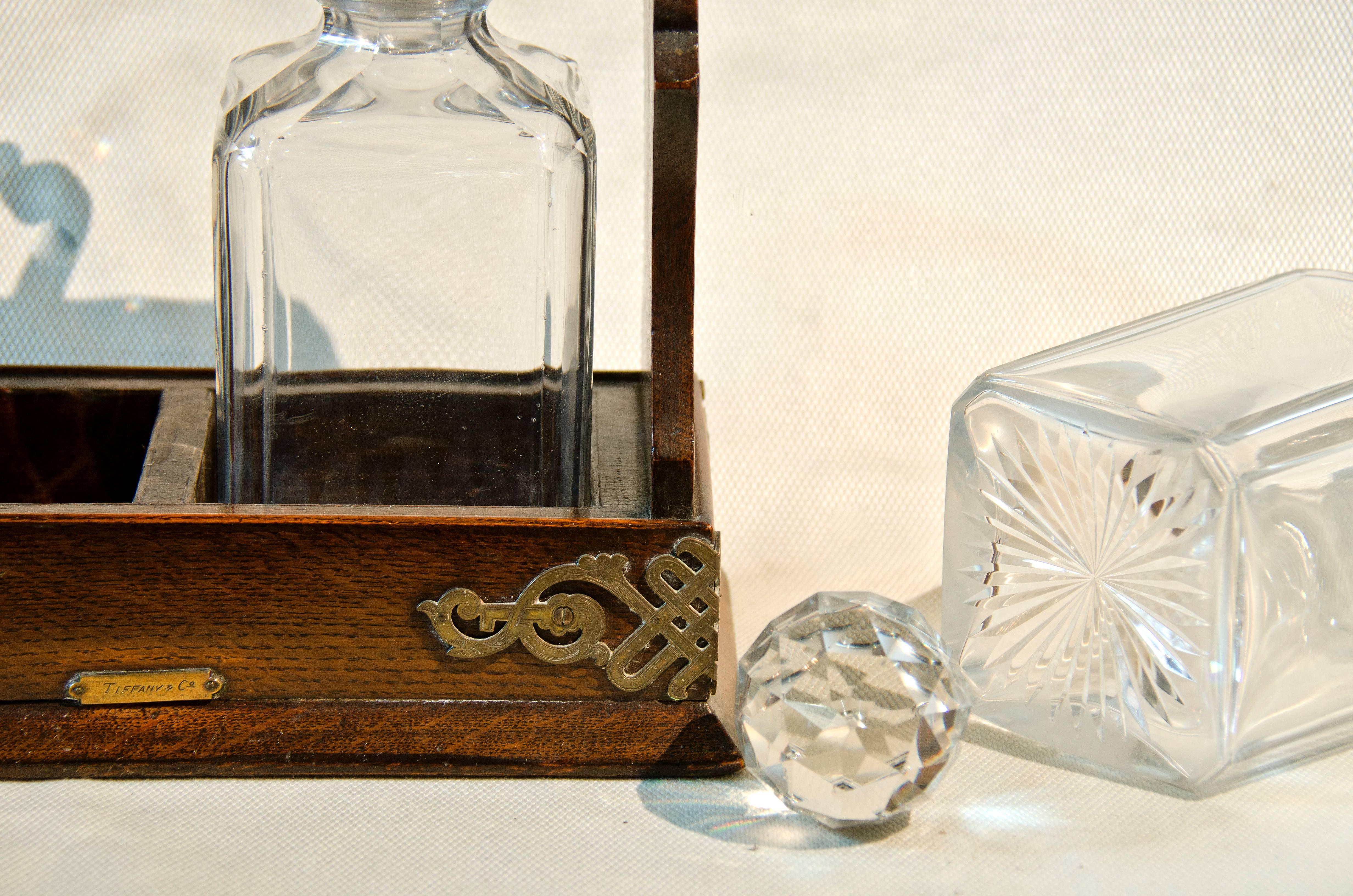 Faceted Tiffany Tantalus Set