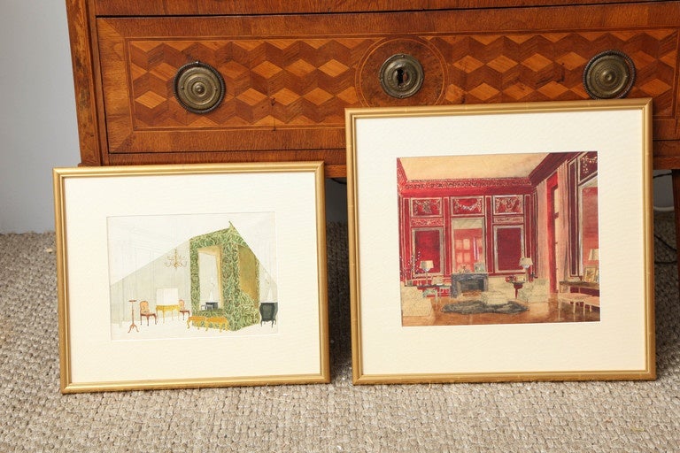 Series of Hand-Painted Interiors 3