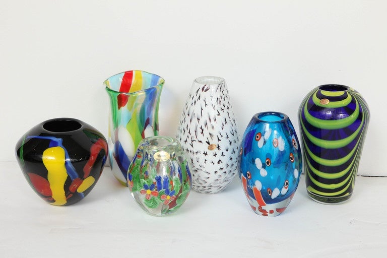 Series of Murano Glass Vases For Sale 4