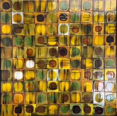 Exceptional Set of Ceramic Tiles "Planets", Roger Capron, France c.1965