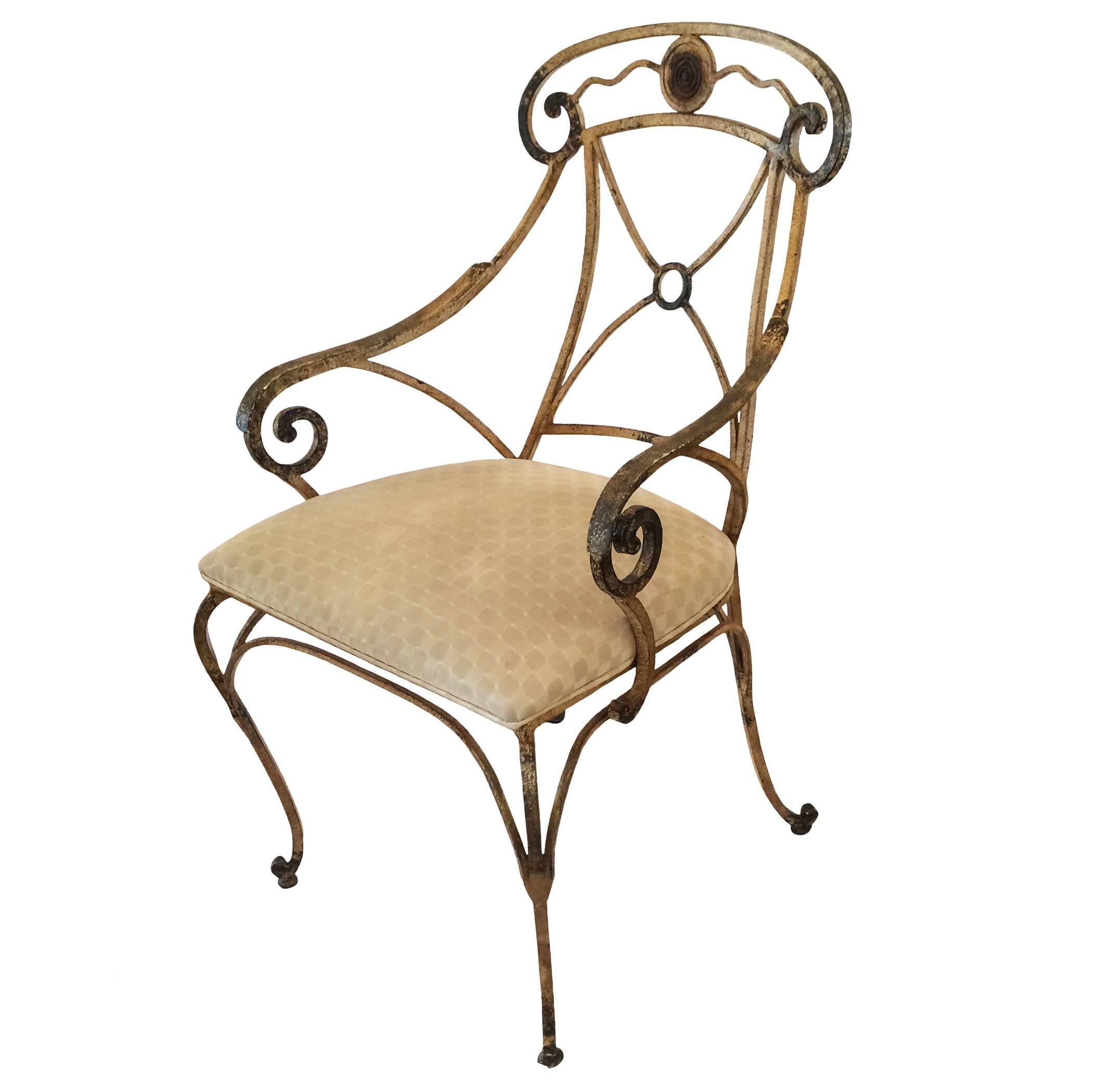Set of Neoclassical Style Garden Chairs