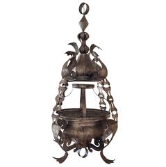 Early 19th Century French Tole Hanging Lantern