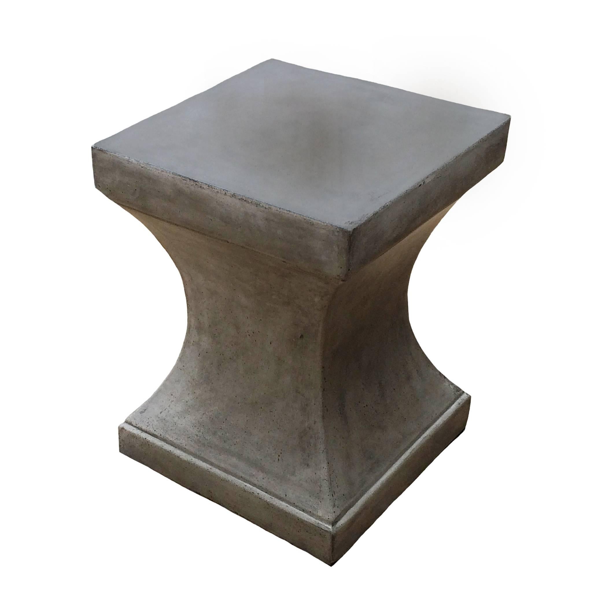 Vietnamese Square Tapered Stone Garden Table For Sale
