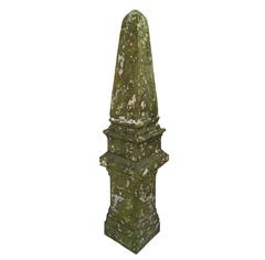 Pair of French Obelisks on Stands