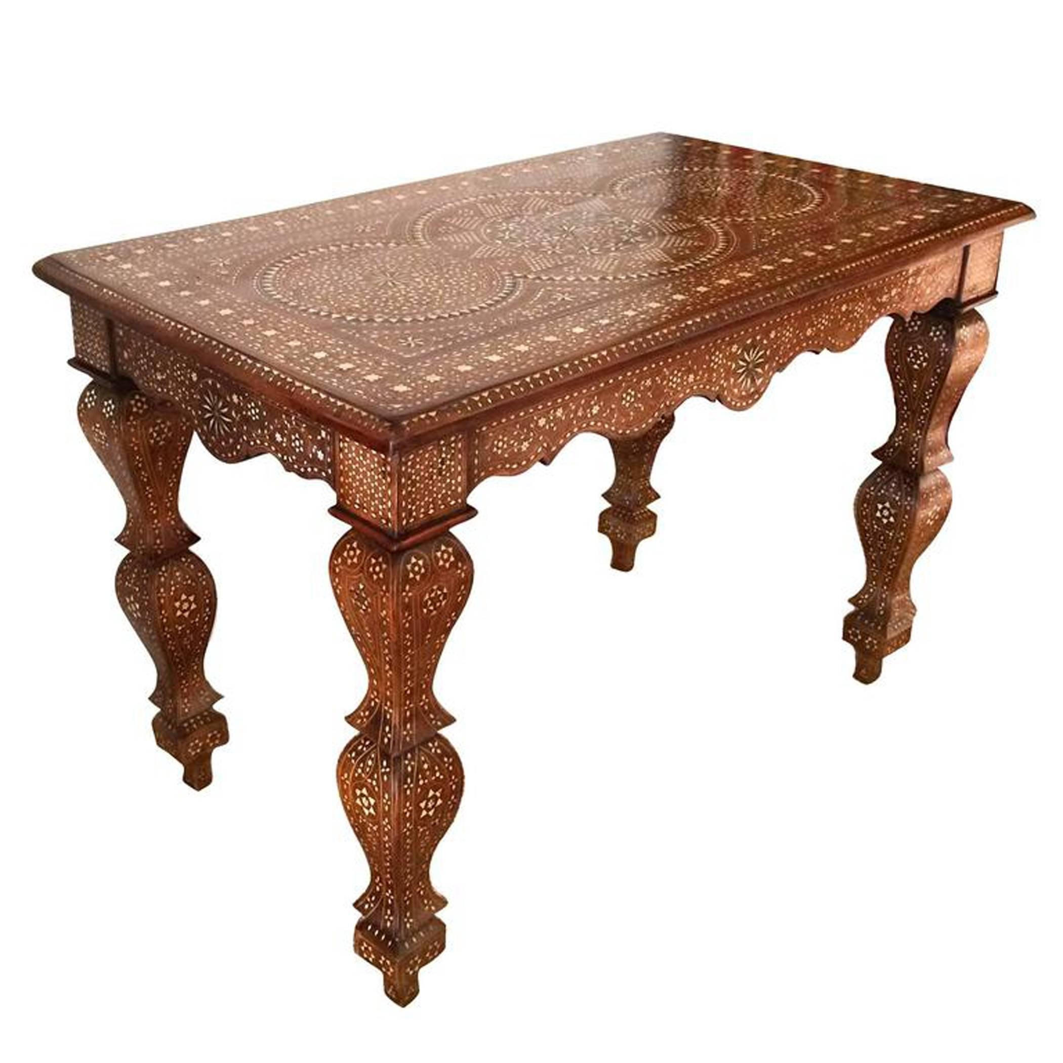 Italian Inlay Table in the Baroque Style 1