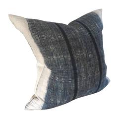 Japanese Indigo Batik Pillow
