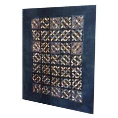 19th Century Applique Dong Hill Tribe Indigo Textile