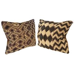 African Kasai Raffia Pillows