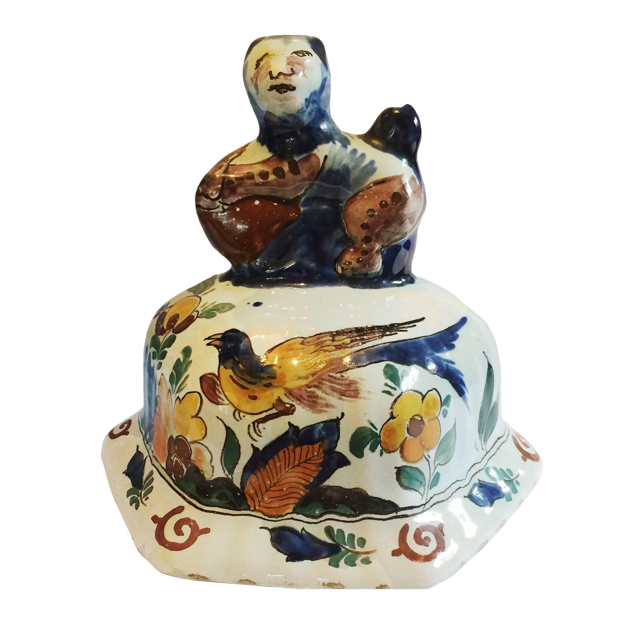 19th Century Delft Covered Urn For Sale 2