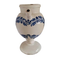 17th Century Faience Never Pitcher