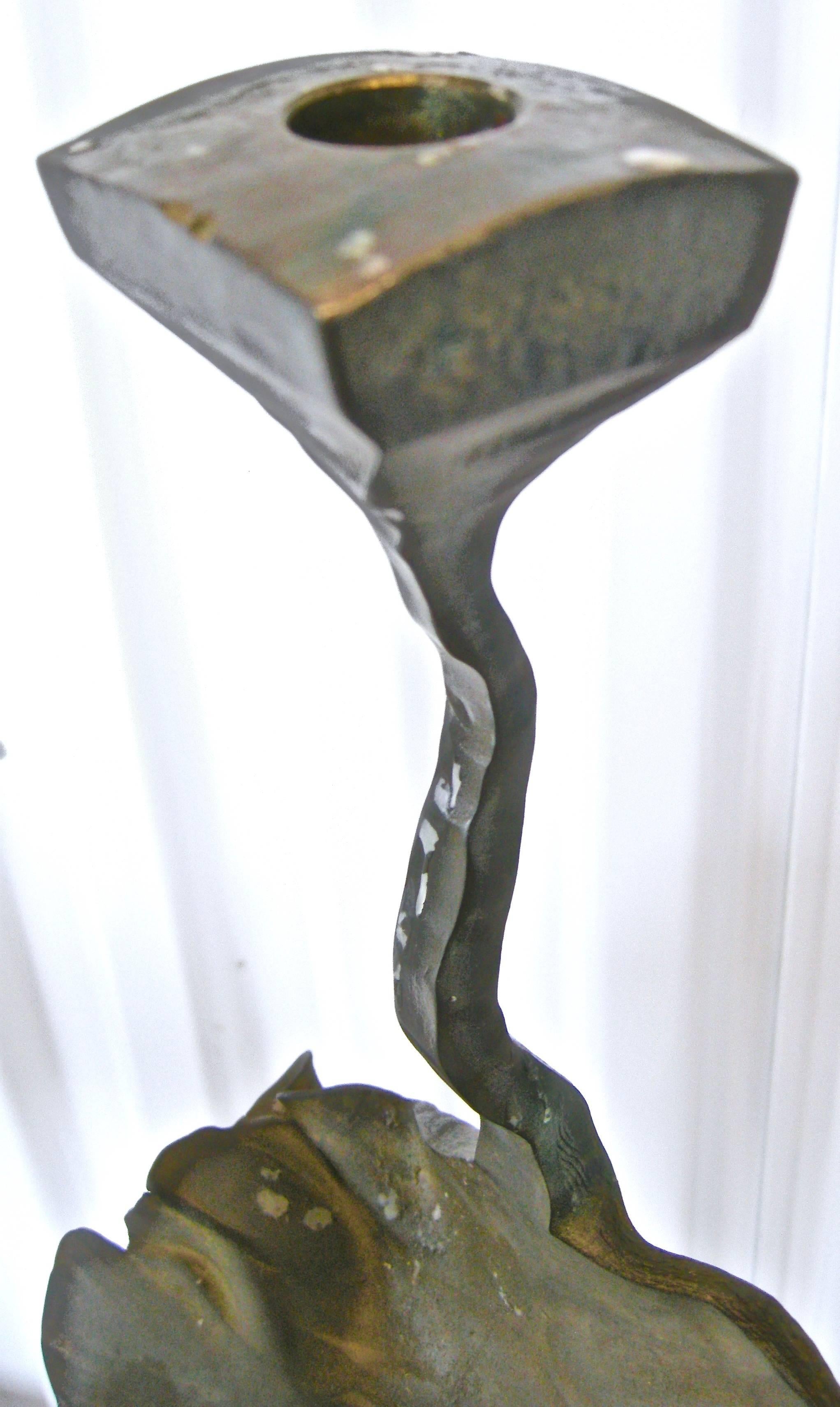Late 20th Century Bronze Abstract 