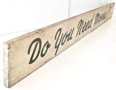 Vintage "Monetary" Sign