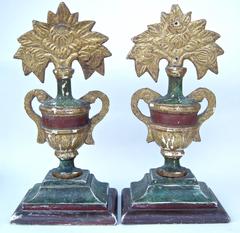 Pair of Early French Garnitures