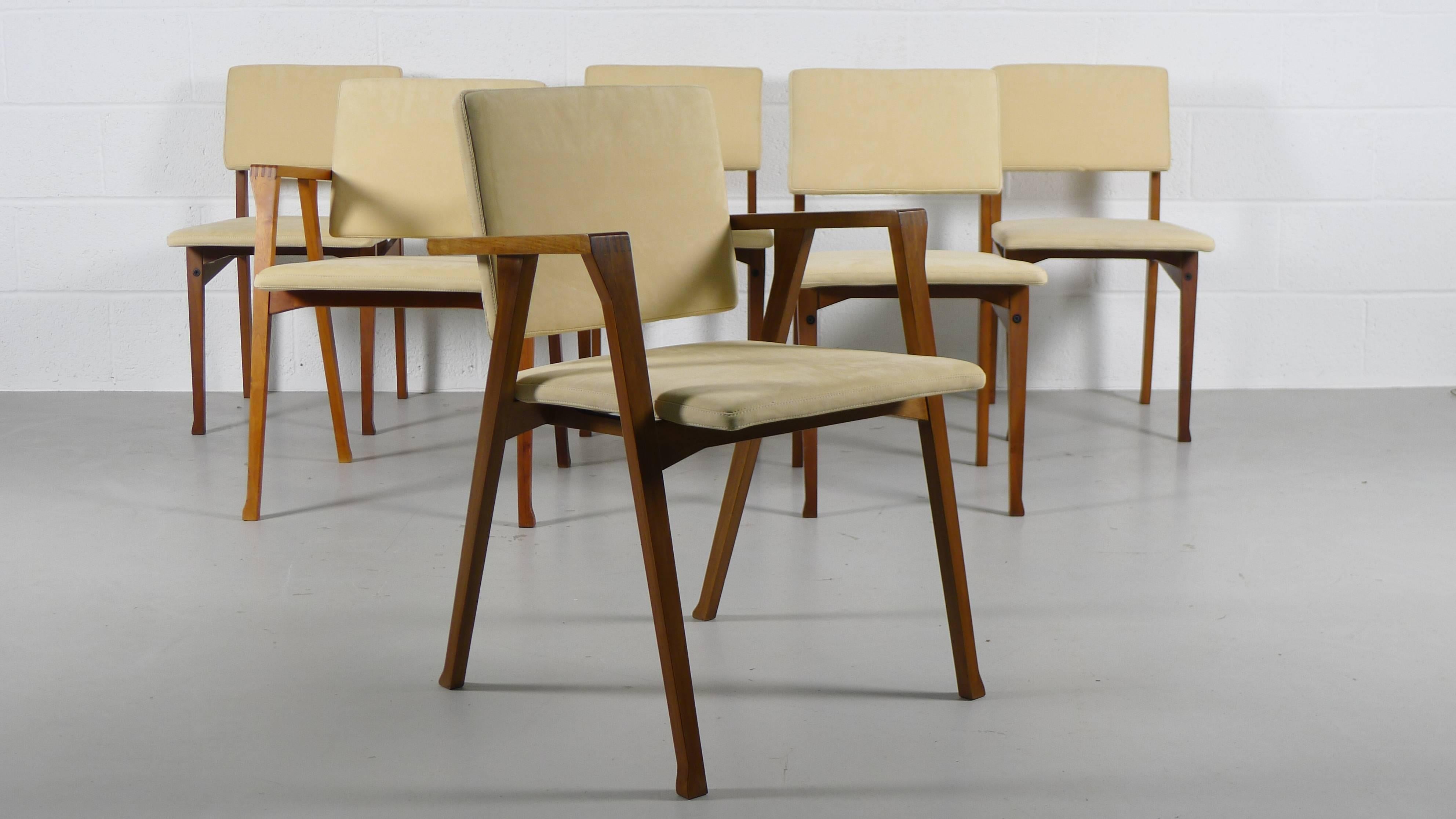 Franco Albini Luisa and Luisella Dining Chairs 1