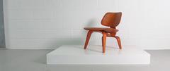 Eames Pair of Red LCW's with Evans Labels