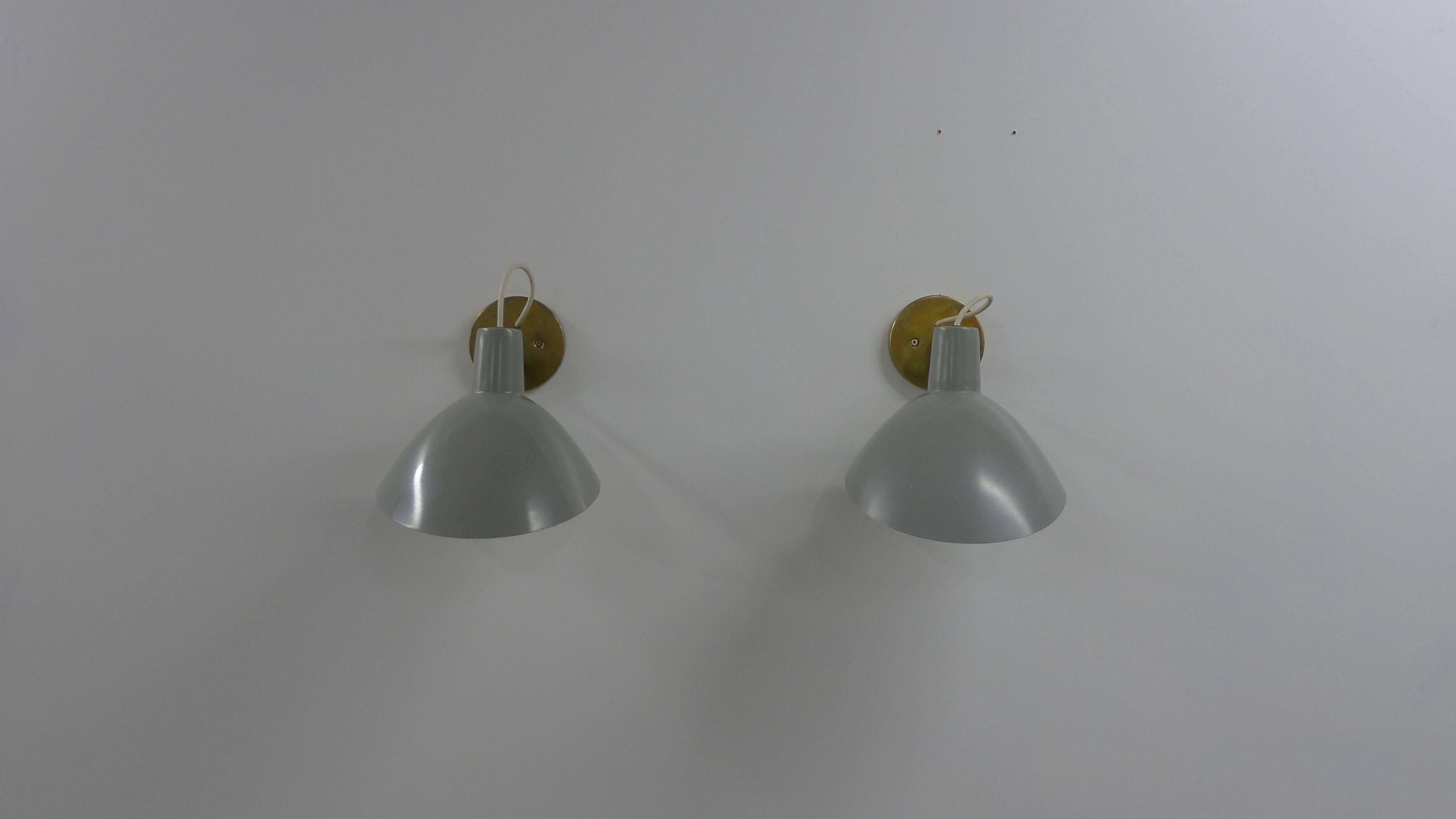 Vittoriano Vigano Visor Sconces for Arteluce In Good Condition In Wargrave, Berkshire