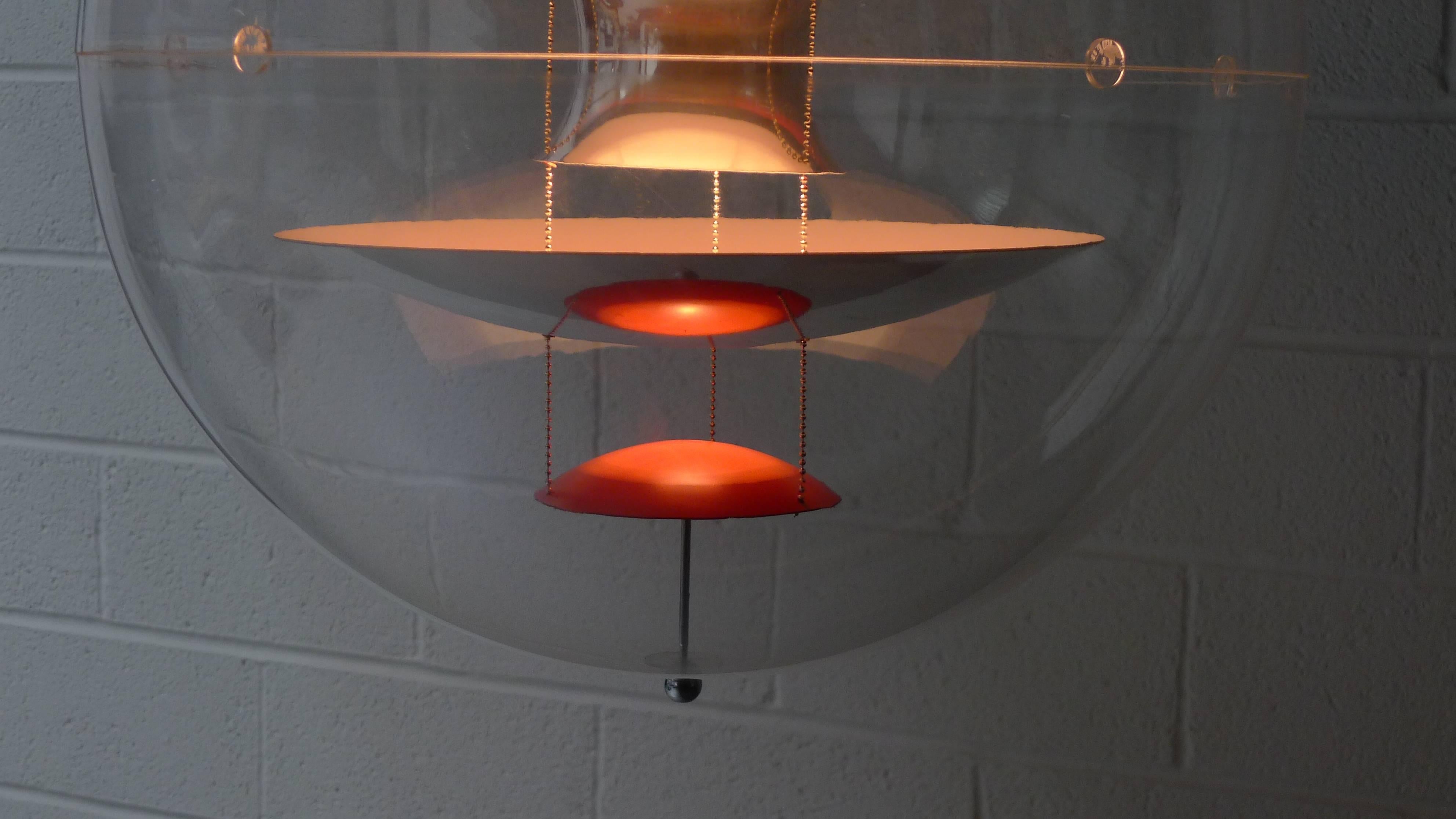 Verner Panton Large VP Globe, Original Production from the 1960s 1