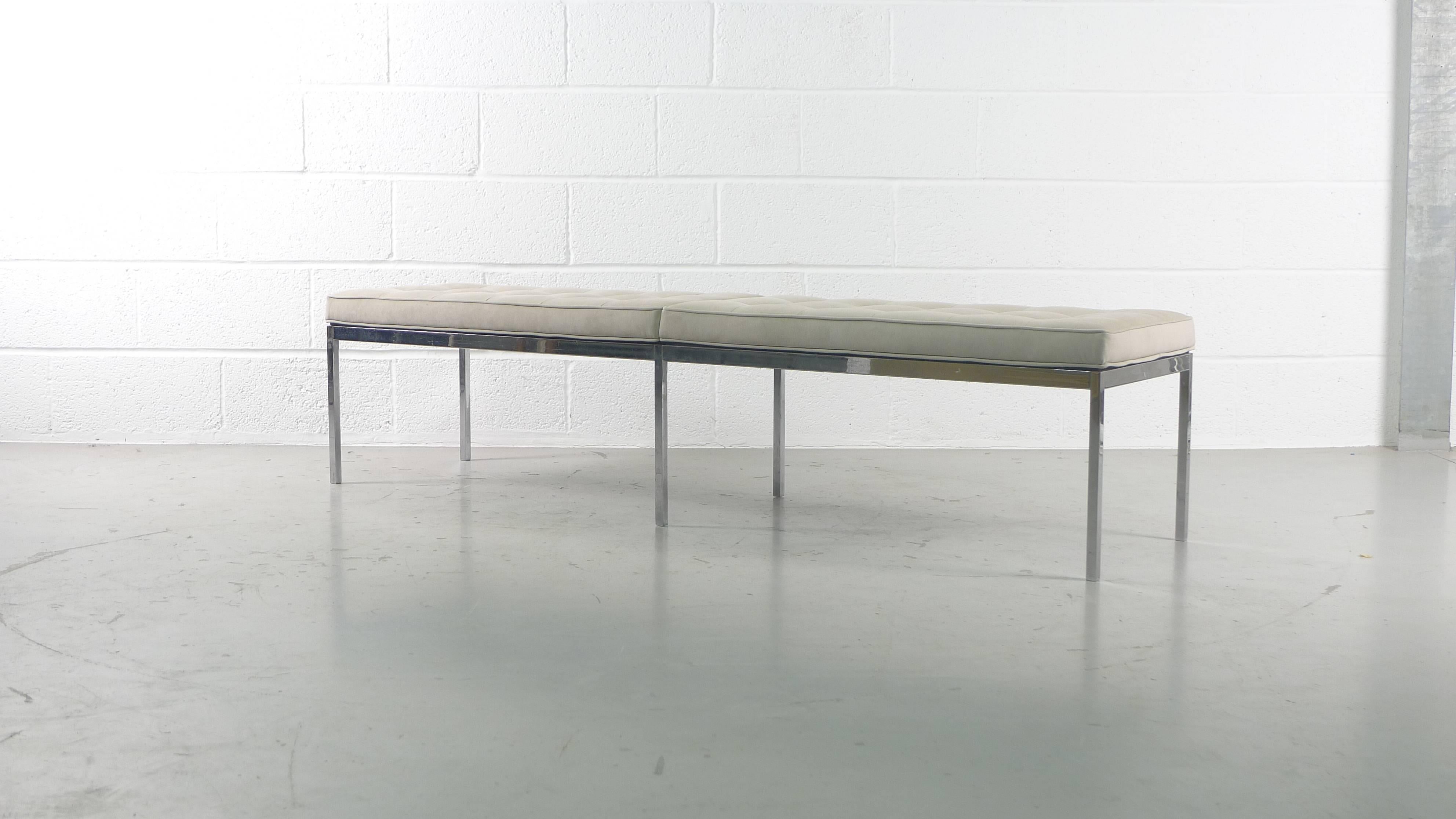 American Florence Knoll for Knoll International, Upholstered Bench, 1960s