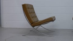 Mies van Der Rohe; Vintage Barcelona Chairs with Knoll Labels, circa 1960s