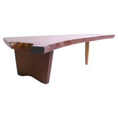 George Nakashima, Early Conoid Coffee Table, 1962, American Black Walnut