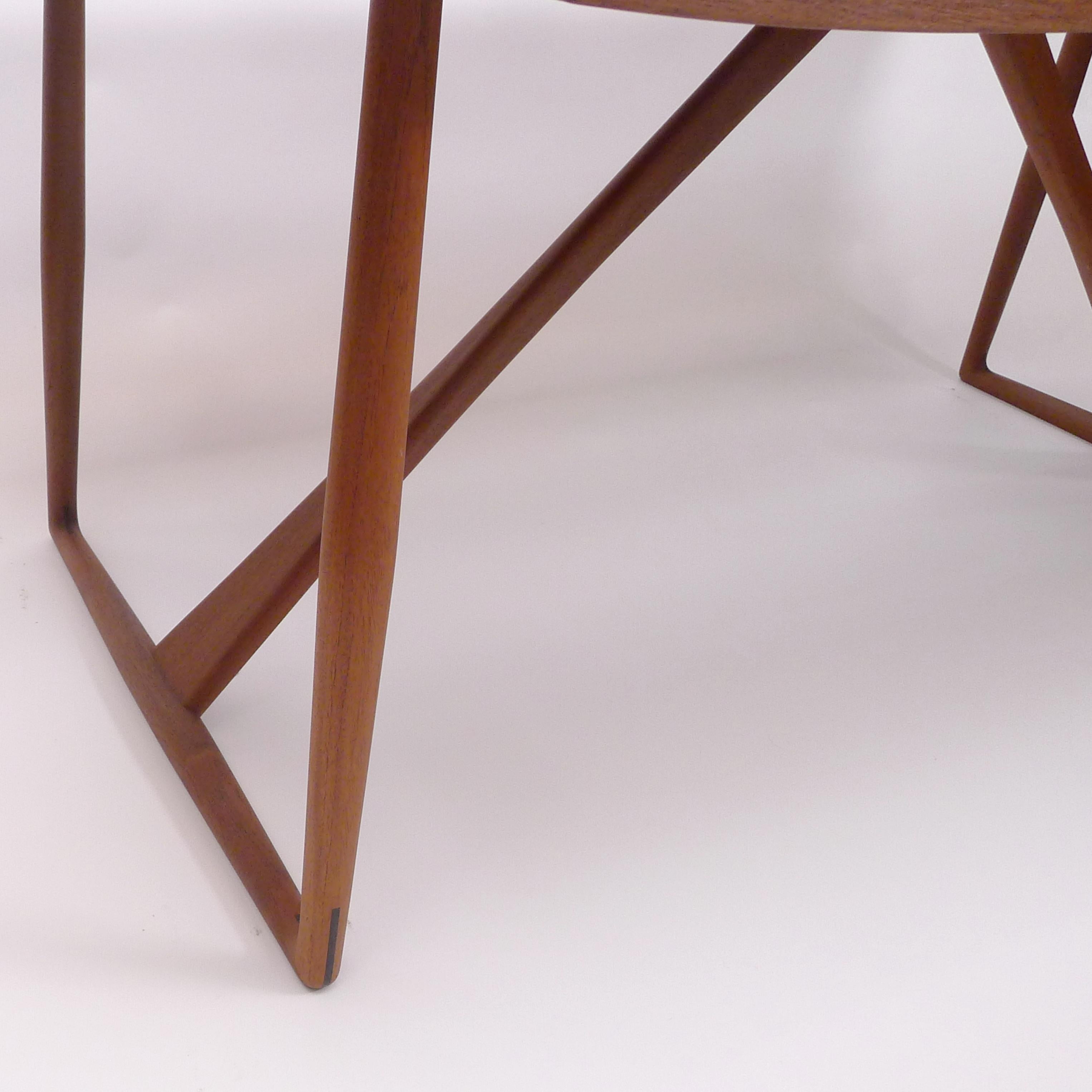Aksel Bender Madsen & Ejner Larsen, Danish Teak Desk/Table, by Willy Beck c.1957 For Sale 2