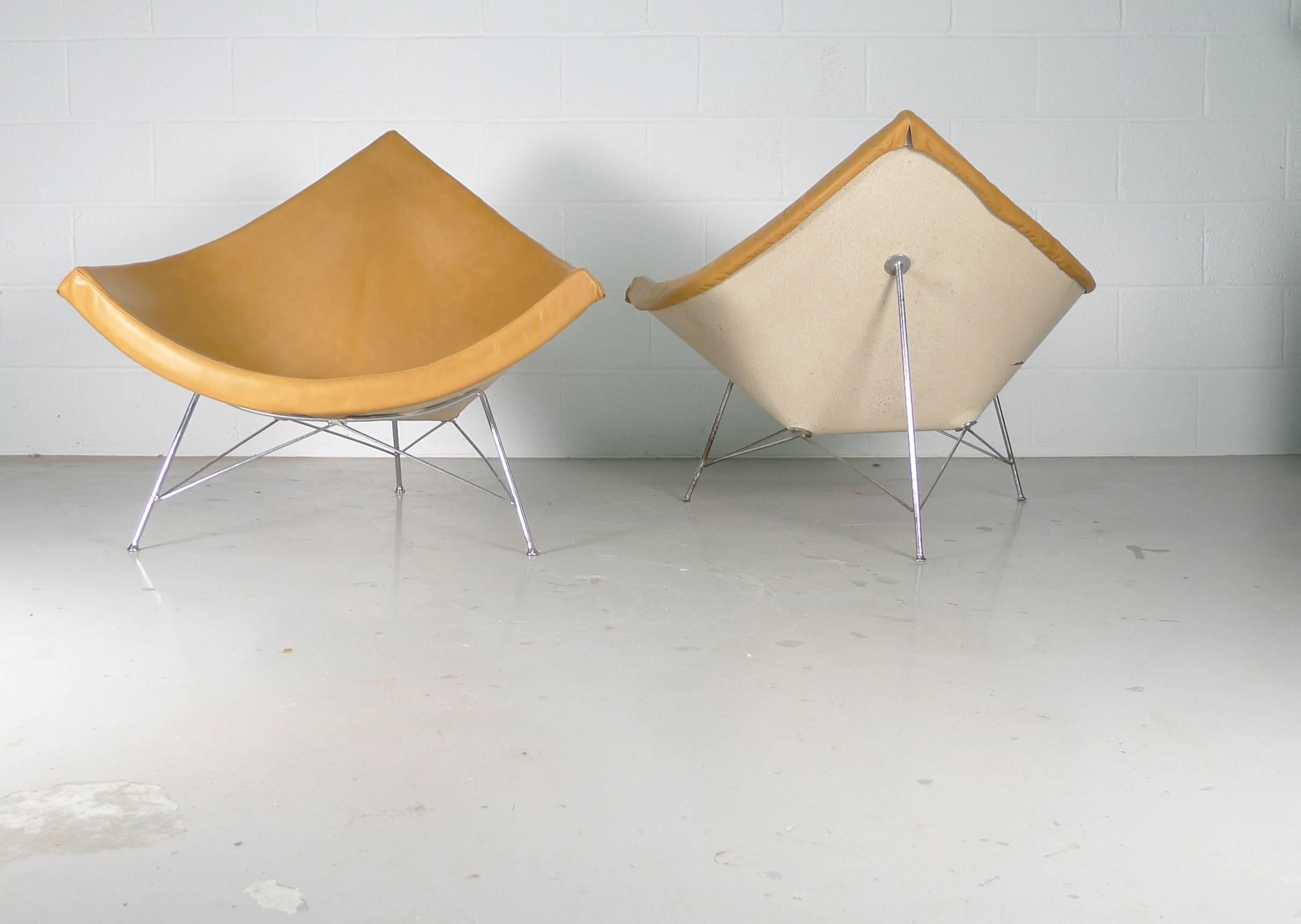 Mid-Century Modern George Nelson Coconut Chairs