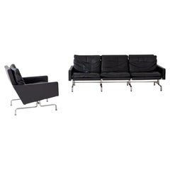 Poul Kjærholm, Sofa & Armchair, models PK31/3, PK31/1, E Kold Christensen, 1960s
