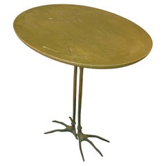 Meret Oppenheim, Traccia Table, Gold Leaf Top on Bronze Bird Legs, 1970s
