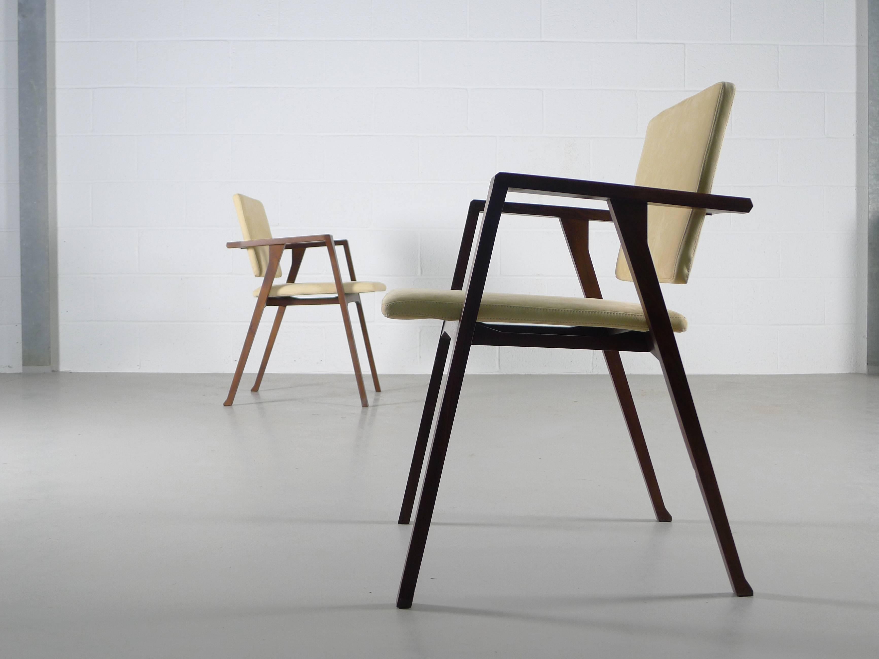Mid-Century Modern Franco Albini Luisa Chairs
