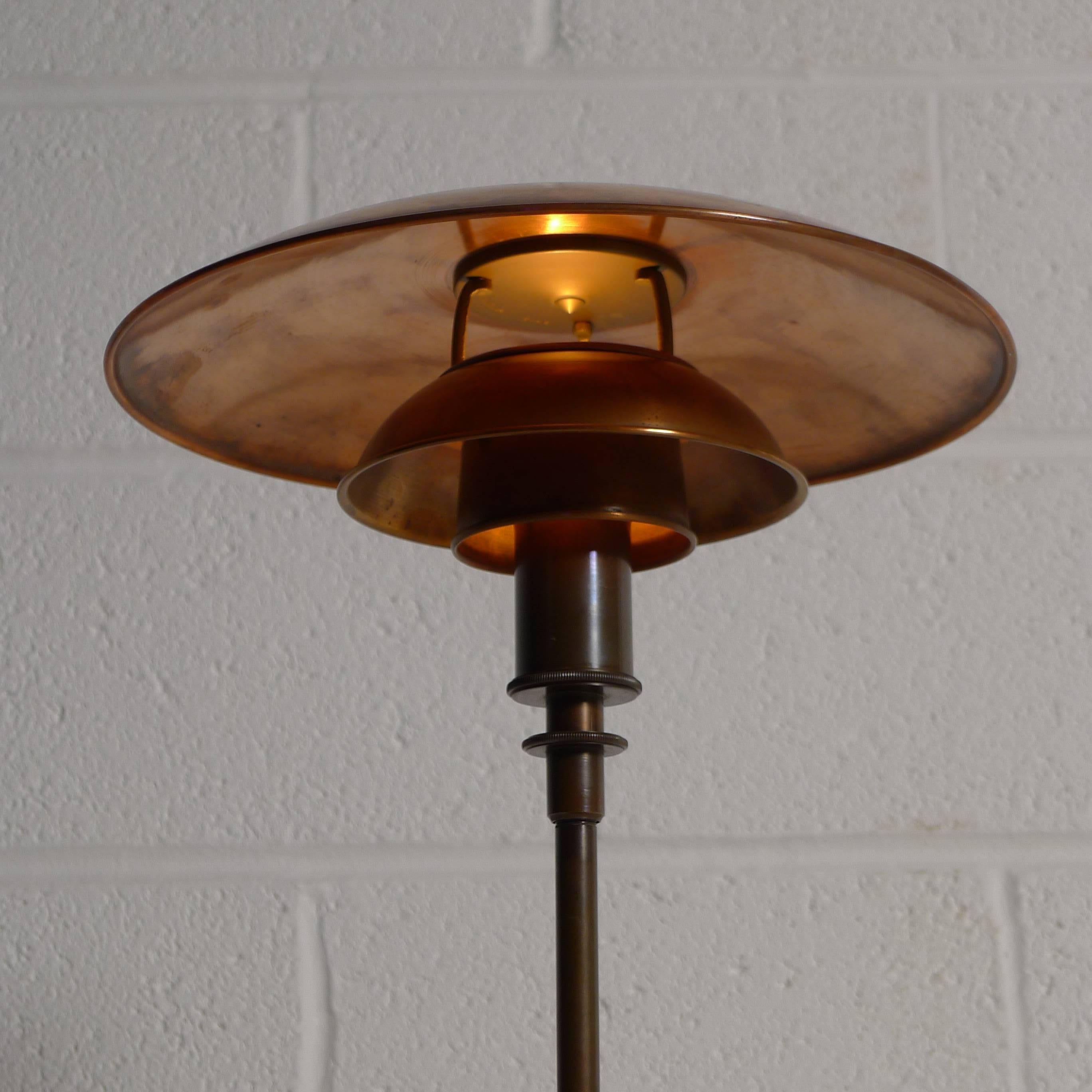 Poul Henningsen PH 3/2 Copper Table Lamp 1