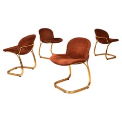 Extraordinaire et rare ensemble de chaises Sabrina dans la version la plus chère et la plus extractible