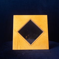 Giorgio Tura Natural Parchment and Plexiglass Photo Frame for Tura Milano, 1980