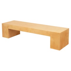 Giorgio Tura Mid-Century Italian Parchment Custom-Made Coffee Table, Tura Milano