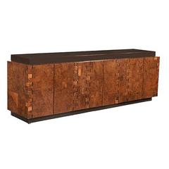 Cabinet in Burl Walnut Designed by Paul Evans Cabinet in Burl Walnut Designed by Paul Evans